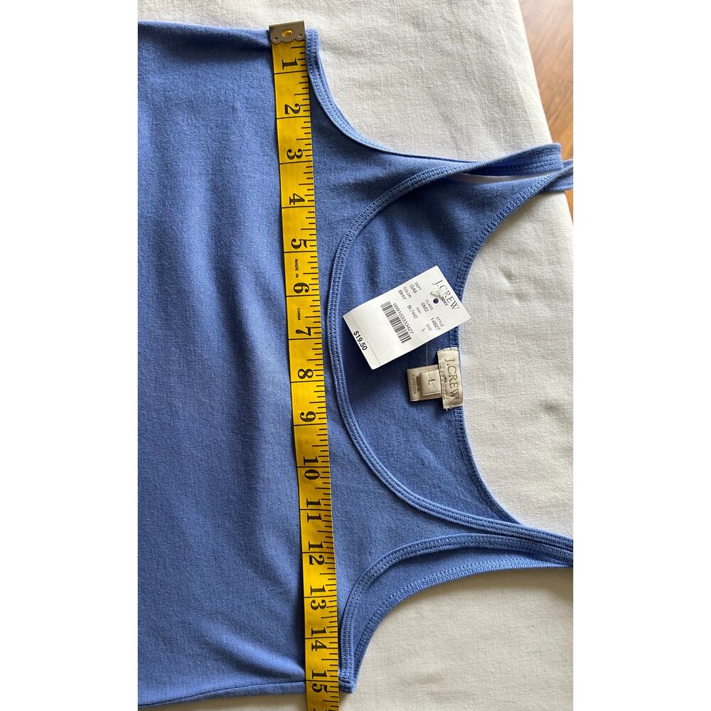 New J Crew tank top size large blue - Picture 7 of 8